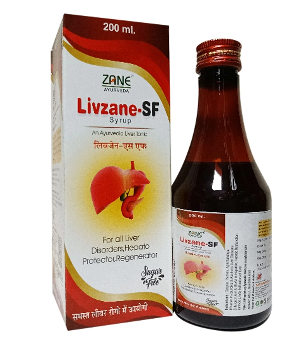 ZANE AYURVEDA LIVZANE SF SYRUP (1*200ML)